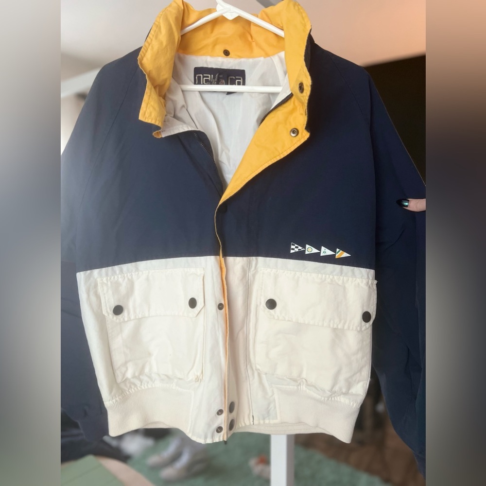 VINTAGE NAUTICA JACKET! M